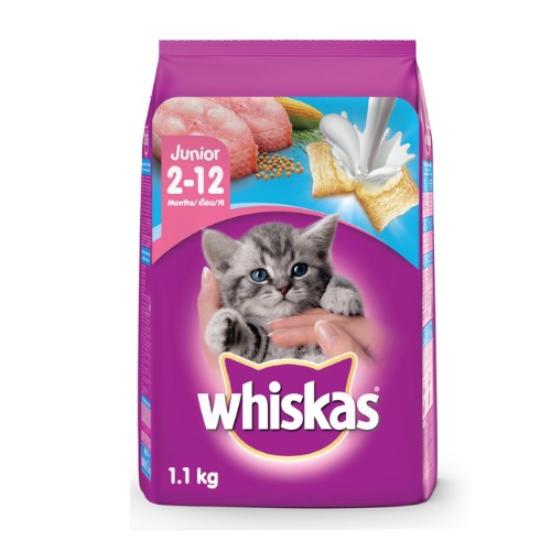 Whiskas Dry Junior Ocean Fish 1.1kg x 6 