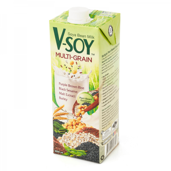 V-Soy Soya Bean Milk UHT Multi Grain 1L x 12