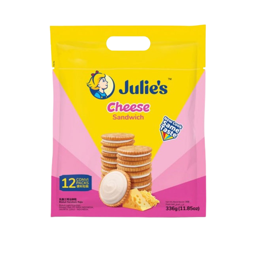 Julie's Cheese Sandwich 12 Pack x 336g