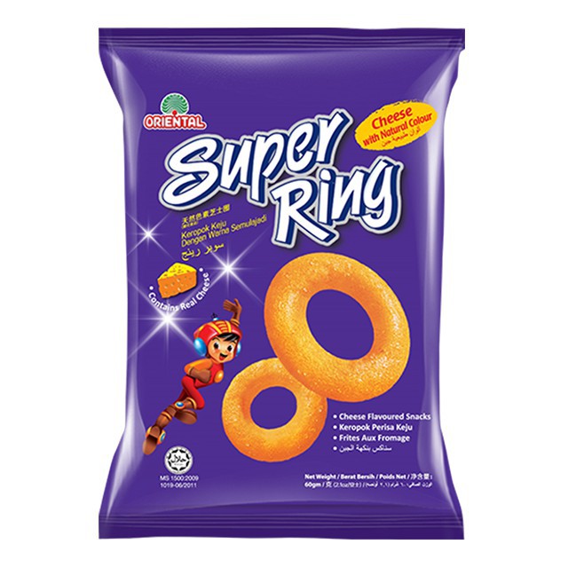 Super Ring Cheese (60g x 10) x 6 bags