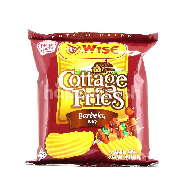 (Loose Pack) Wise Cottage Fries Potato Chips BBQ 60g x 12