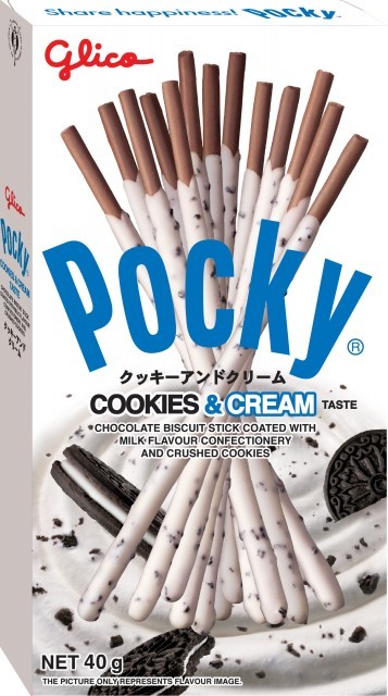 (Loose Pack) Pocky Cookies & Cream (10pkt x 40g)