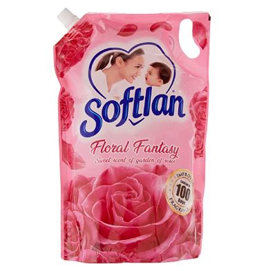 Softlan Floral Fantasy Fabric Conditioner Refill 8 Pack x 1.6L
