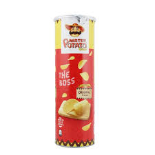 Mister Potato Crisps Original Tube (14 x 125g)