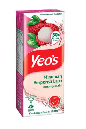 Yeo's Lychee 4 x 6 pcs x 250ml