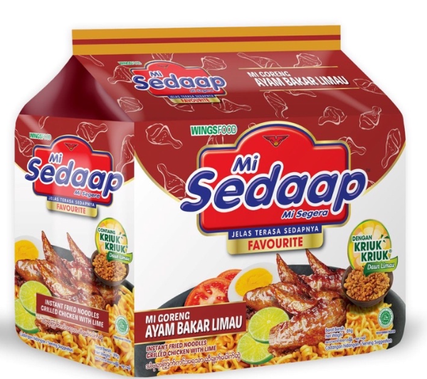 Mi Sedaap Ayam Bakar Limau  8 x (5 x 89g)