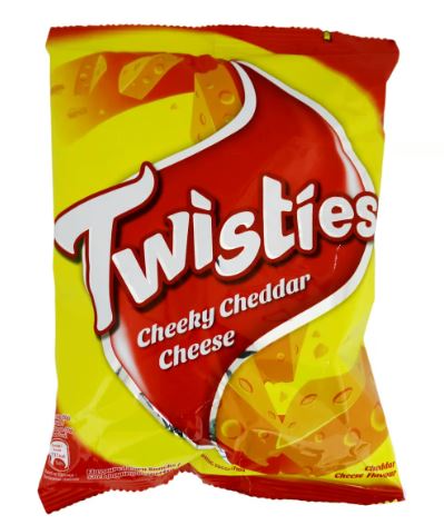 (Loose Pack) Twisties Cheddar Cheese 60g x 10