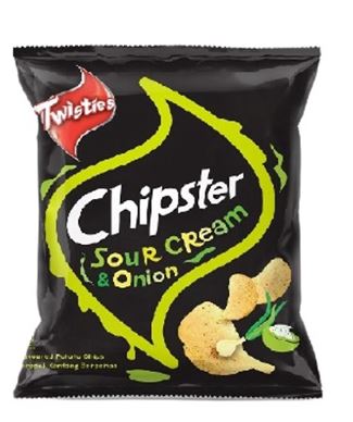 (Loose Pack) Twisties Chipster Sour Cream & Onion 60g x 10