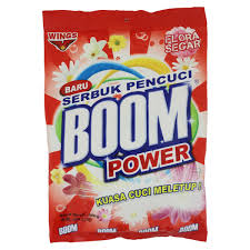 BOOM Detergent Powder Flora Segar (750g x 16)