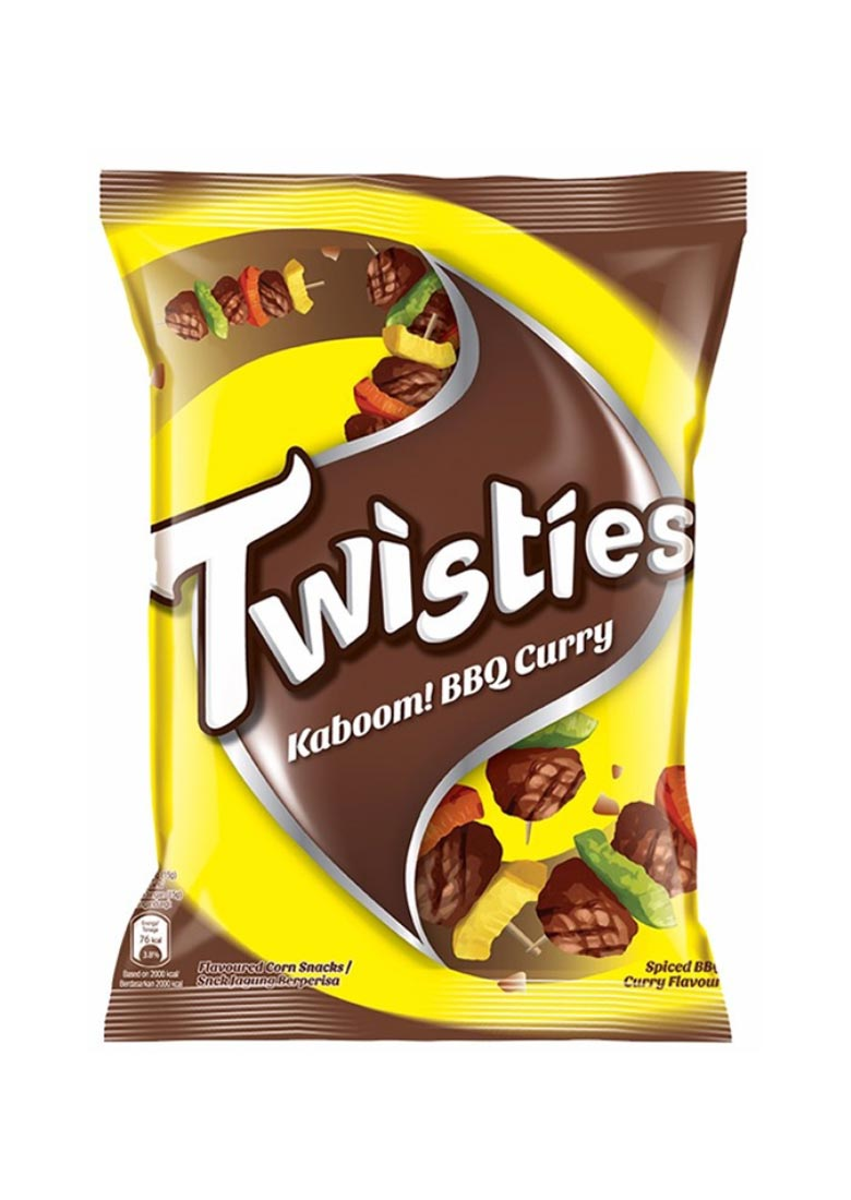 Loose 10 Pack x 60g Twisties BBQ Curry