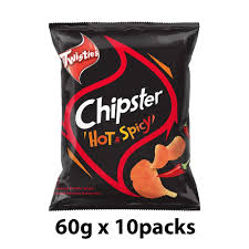 Loose 10 Pack x 60g Chipster Hot & Spicy