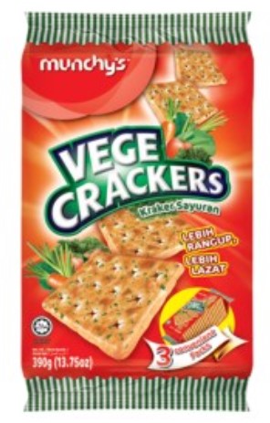 Munchy's Vege Cracker 12 Pack x 390g