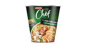 Mamee Chef Cup Spicy Chicken Shitake 24 Cup x 62g