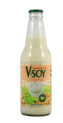 Vsoy Soya Bean Milk Original 4 x 6 Bottle x 300ml