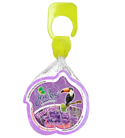 (Loose Pack) Jades Moth Repellent Giraffe Purple (24 x 90g)