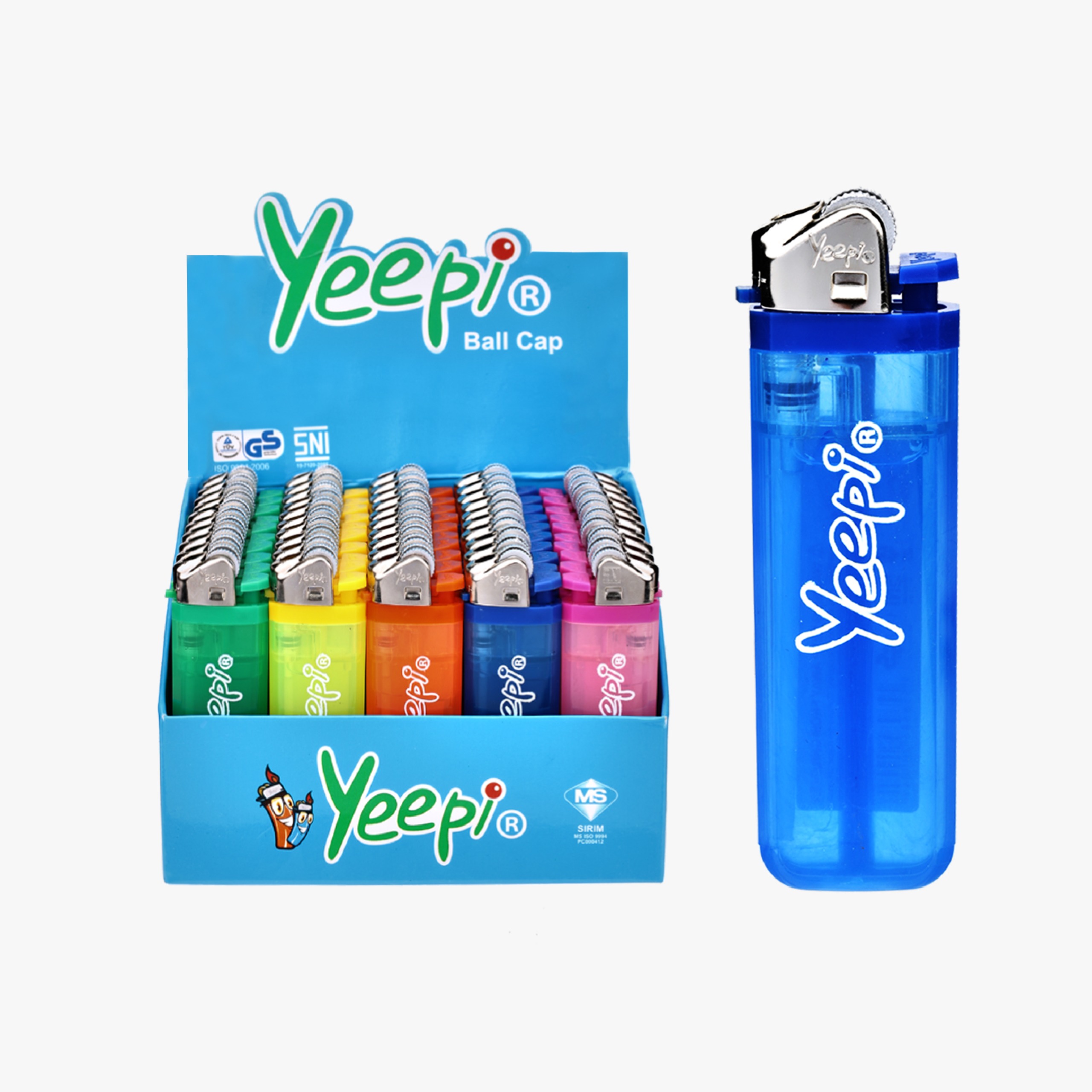 Loose 1 Pack x 50pcs Yeepi Lighter Ball Cap