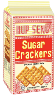 Hup Seng Cap Ping Pong Sugar Crackers 12 Pack x 428g