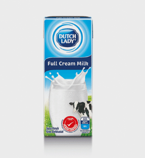 Dutch Lady Full Cream Milk 24 Tetra x 200ml