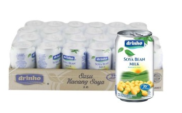 Drinho Soya Bean 24 Can x 300ml