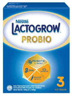 Nestle Lactogrow Probio Step 3 10 Box x (2 Pack x 300g)