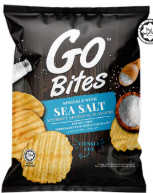Go Bites Black Sea Salt 4 x 10 Pack x 60g