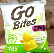 Go Bites White Sour Cream 4 x 10 Pack x 60g