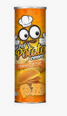 MyChef'S Potato Crisps Cheese 24 Tube x 110g