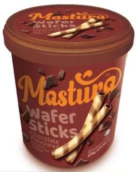 Mastura Wafer Sticks Chocolate 12 Tub x 370g