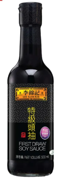 Loose 1 Bottle x 500ml Lee Kum Kee First Draw Soy Sauce