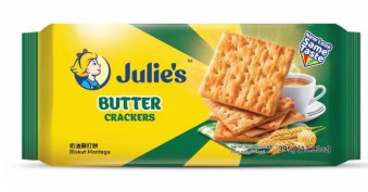 Julie's Butter Crackers 12 Pack x 395g