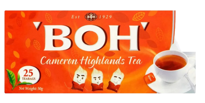 Boh Cameron Highlands Tea Bag 144 Box x 25pcs