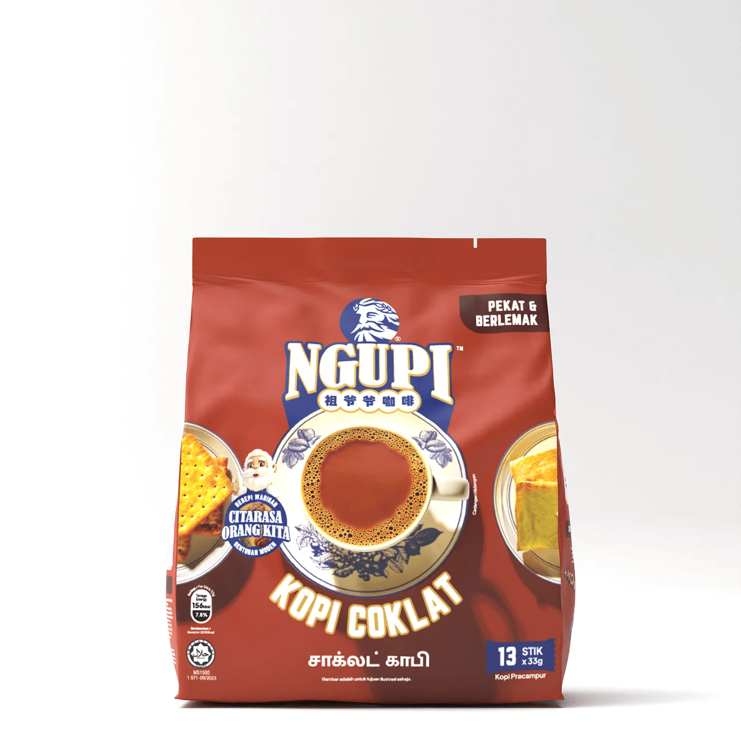 12x13sx33g ZUS Ngupi Instant Premix - Kopi Coklat