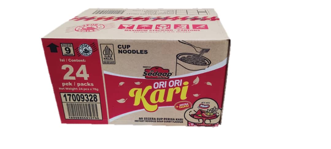 Mi Sedaap Ori Ori Kari 24 Cup x 70g