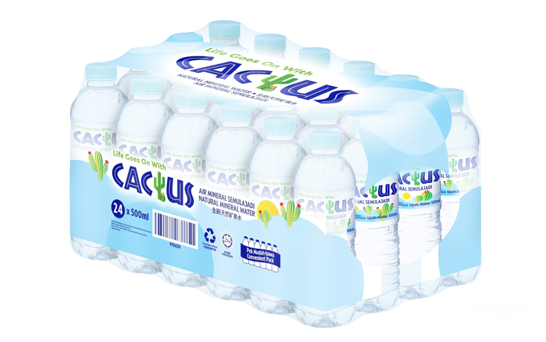 Cactus Mineral Water 24 Bottle x 500ml