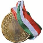 Athletic Medal Gold, Silver, Bronze (Plastic)