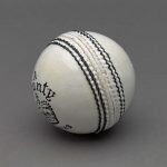 SF County Cricket Leather Ball (WHITE)