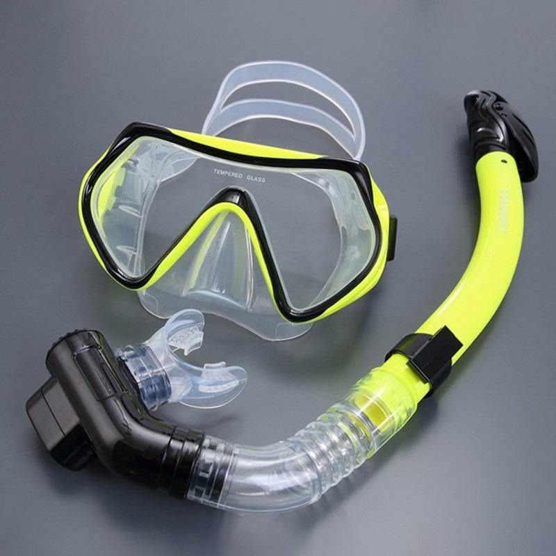 Silicone Diving Swimming Snorkeling Mask And Snorkel Set 