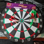 Dart Board Game with 6 Arrows
