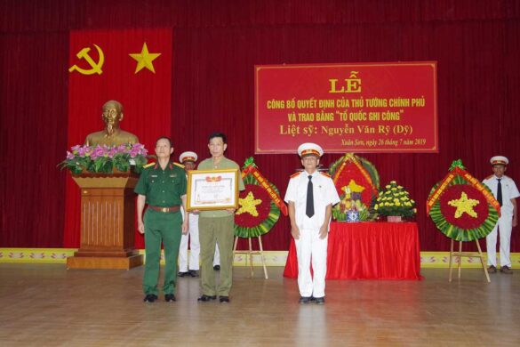 Thủ tục cấp lại Bằng Tổ quốc ghi công