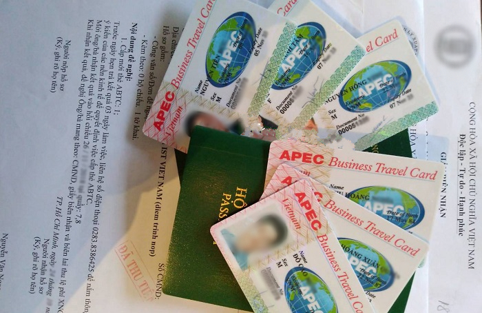 Hồ sơ đề nghị cấp mới thẻ ABTC đối với doanh nhân Việt Nam