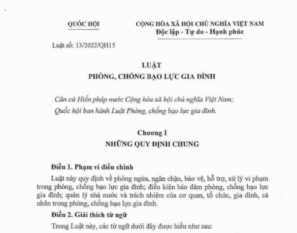 Luật phòng, chống bạo hành gia đình mới nhất năm 2023