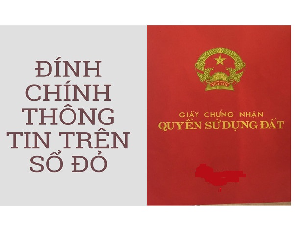 Thủ tục đính chính tên trong sổ đỏ mới năm 2023