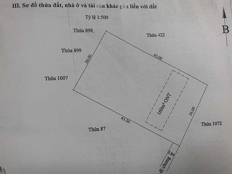 Cách xác định vị trí đất thổ cư trên sổ đỏ