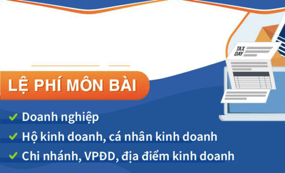 Mức lệ phí môn bài 2023 là bao nhiêu?