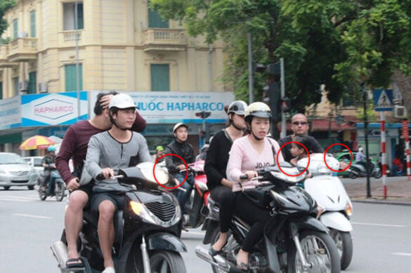 Lỗi không gương xe máy bị phạt bao nhiêu tiền năm 2023