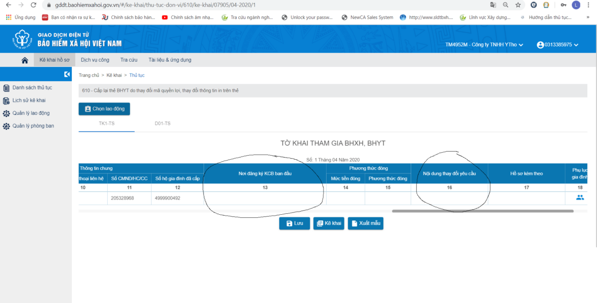 Thủ tục thay đổi nơi khám chữa bệnh ban đầu online
