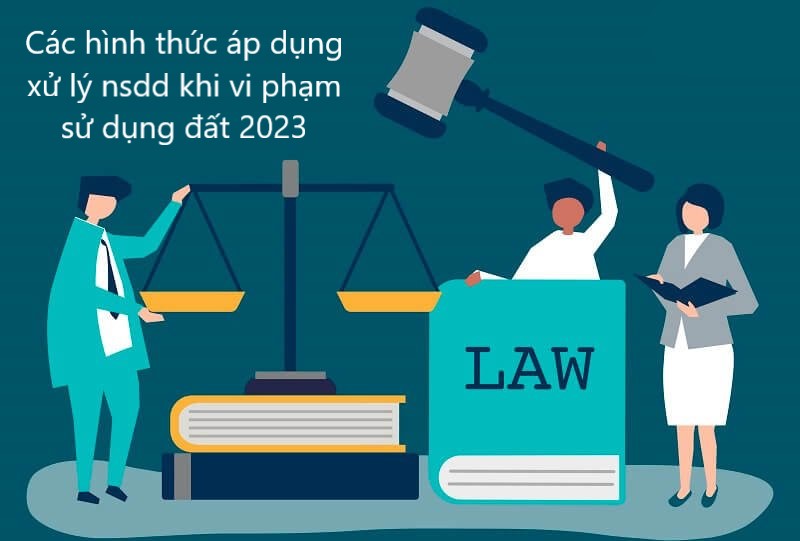 Các hình thức áp dụng xử lý nsdd khi vi phạm sử dụng đất 2023