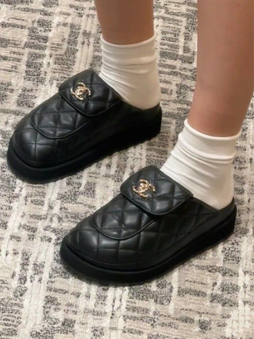 D516G Chanel thick sole half slippers sandals 75$ gallery