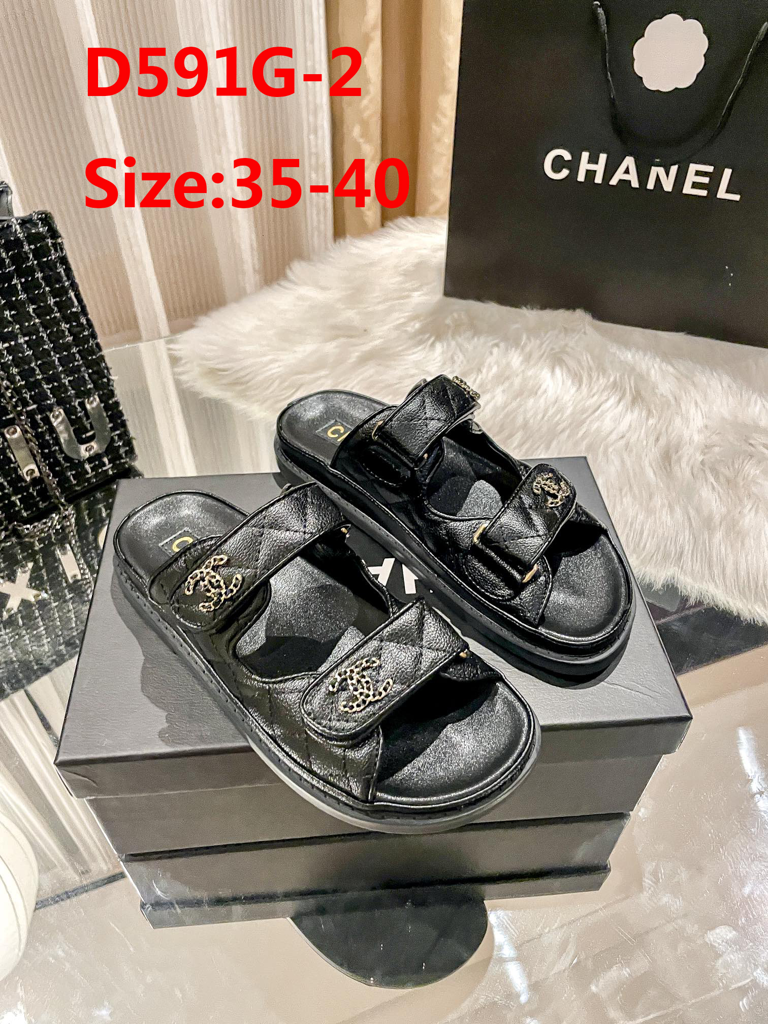 D591G Chanel sandals 48$ gallery