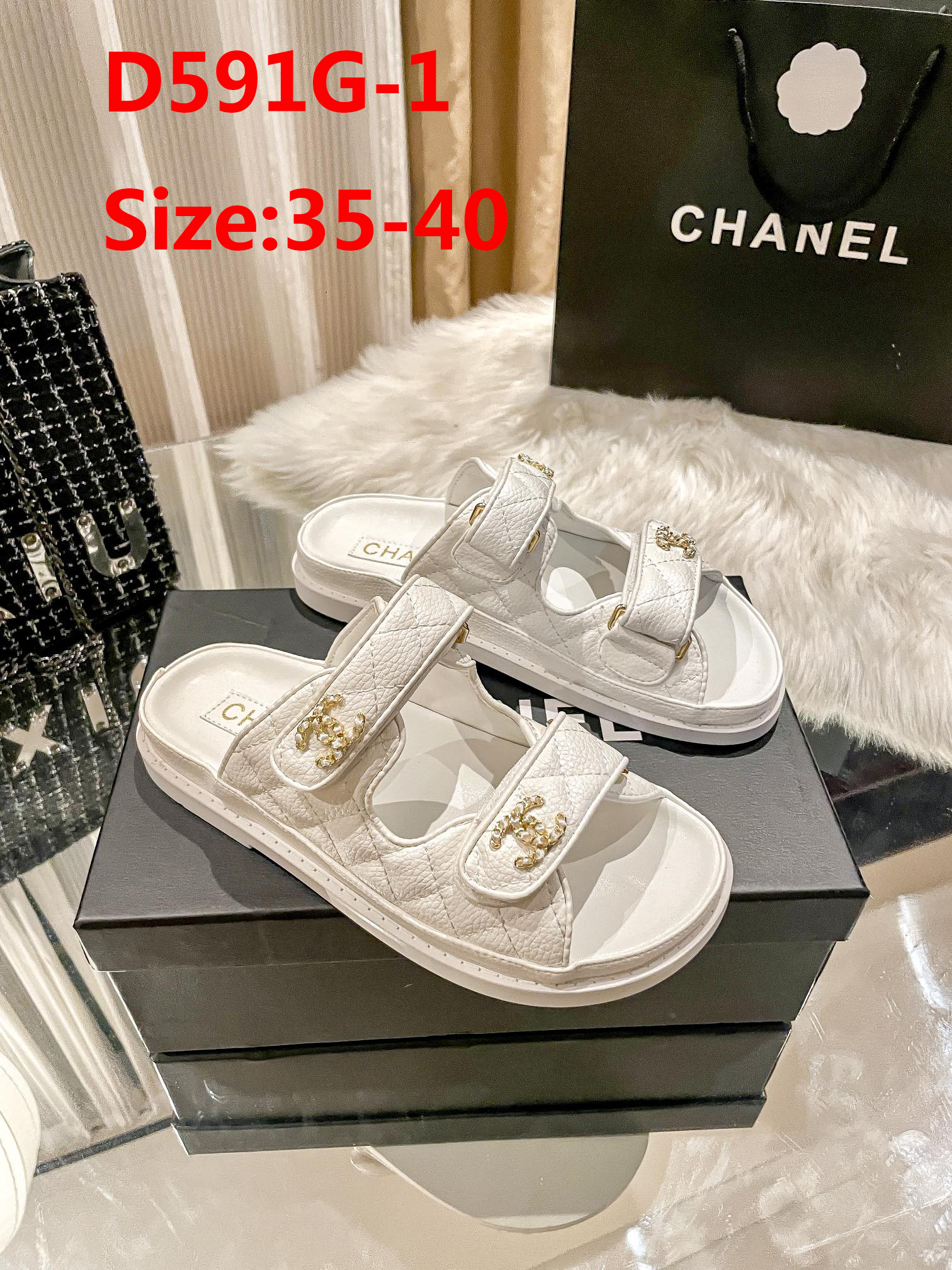 D591G Chanel sandals 48$ gallery